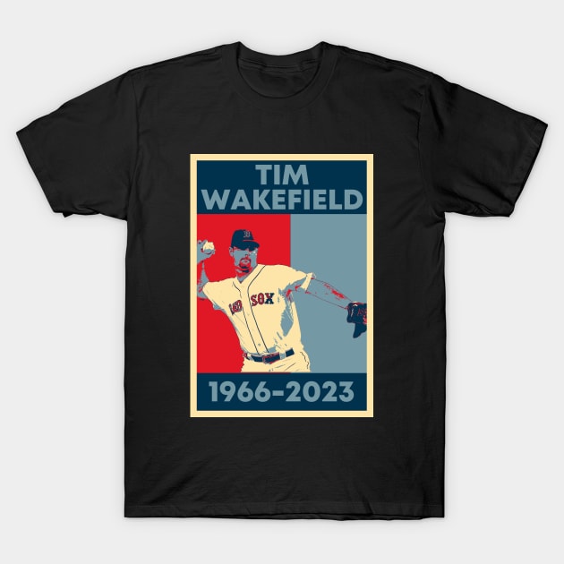 Rest In Peace Tim Wakefield 1966-2023 T-Shirt by Zimmermanr Liame